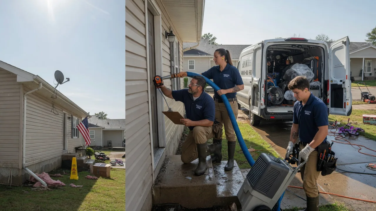 Ceiling Water Damage Restoration in Brandon, SD near me